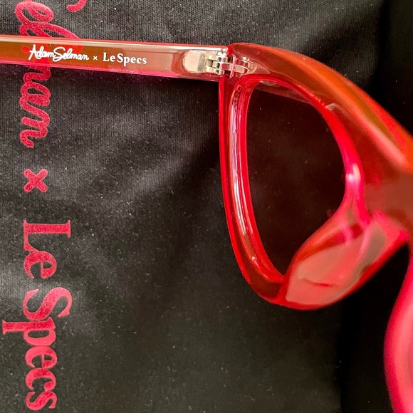ADAM SELMAN X LE SPECS THE LAST LOLITA CAT-EYE ROSE TINTED SUNGLASSES - Picture 12 of 13